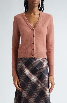 Vince Boiled Cashmere Cardigan in Heather Vintage Rose at Nordstrom Rack, Size Medium