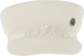 Maison Michel Hoed - Dames - Hoeden - Wit - S - Accessoires
