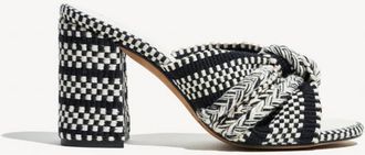 Amambaih Sol Heel Mules in Ivory Black at Nordstrom, Size 39