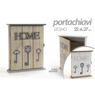 Trade Shop Trade Shop - Armadietto Portachiavi Parete Appendino Home 22x6x27cm Shabby Chic Col Ass 765896