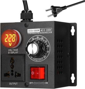 OEM Regulador De Voltaje Ajustable De 220 V Ca Y 5000 W, Controlador De Velocidad Del Motor, Controlador De Ventilador