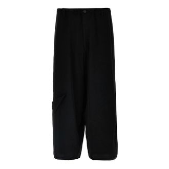 Yohji Yamamoto Hombre, Pantalones, Negro, Talla: M