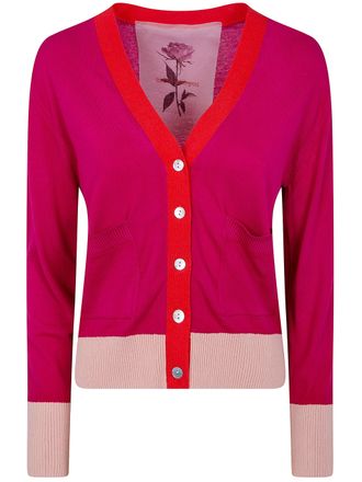 In Bed With You V Neck Printed Cardigan