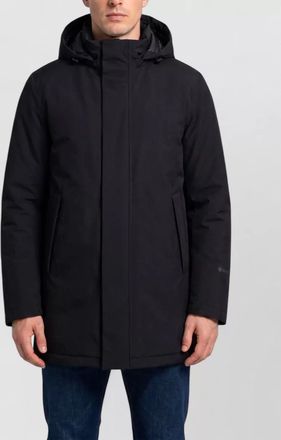 Herno gore-tex down hooded short parka