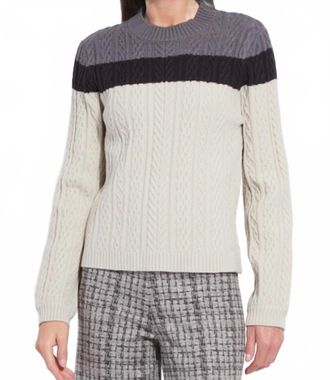 Lyss&eacute; Gabriel Cozy Sweater In Apres Ski Texture