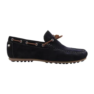 Floris Van Bommel Loafers, male, Blue, Size: 11 1/2 US DE Drijver 01.19 Mocassin