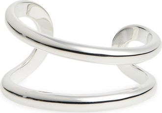 LIÉ STUDIO The Maggie Cuff Bracelet in Silver at Nordstrom, Size X-Small