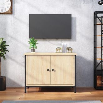 vidaXL Vidaxl - Mueble De Tv Madera Contrachapada Roble Sonoma 60x35x45 Cm