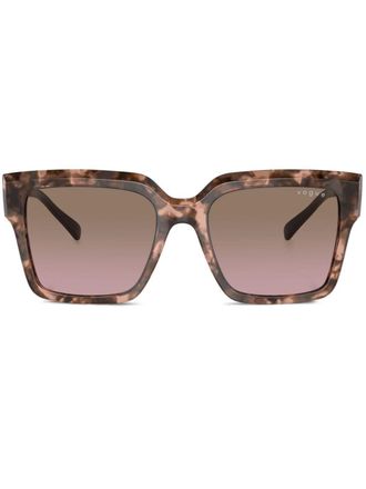 Vogue Eyewear Zonnebril met vierkant montuur - Roze