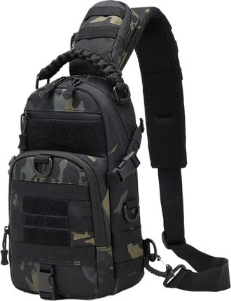 Generic Waterproof Travel Sling Bag - Sports Outdoor Fishing Chest Pack, Hiking Bag | Camping Cycling Adventure Carry for Men Lightweight Travel Gear Outdoor 