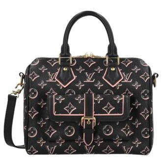 Louis Vuitton Pre-owned Speedy Band 25 Handbag - Dames - Vintage Handtas - Zwart - ONE Size - Vintage