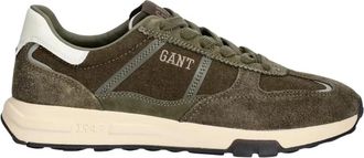 GANT Youtron Sneaker - Heren - Schoenen - Groen - Maat: 43 EU Leer