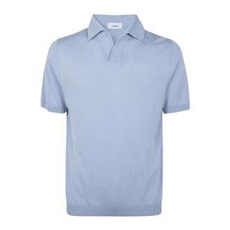 Lardini Polo Manica Corta in Maglia - - Tops - Uomo - Blu - M