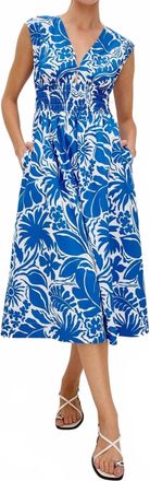 Rails Roxanne Midi Dress In Blue Riviera