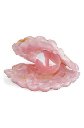 Kosta Boda Glass Shell Decor in Pink at Nordstrom