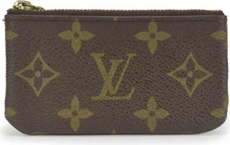 Louis Vuitton Pre-owned Fabric wallets - unisex - Vintage Accessoires - Bruin - ONE Size - Vintage