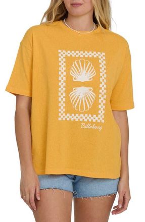 Billabong Balance of Waves Oversize Cotton Graphic T-Shirt in Sun Kissed at Nordstrom, Size X-Large