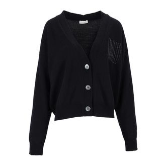 PESERICO Dames, Truien, Blauw, Maat: S