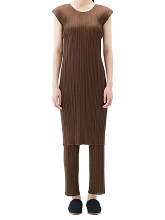 Issey Miyake Dress - Brown