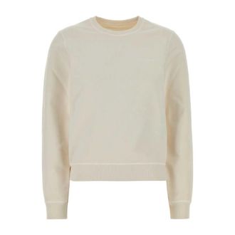 Maison Margiela Cotton sweatshirt - female - Maison Margiela - Sweatshirts - Beige - XS - Sweatshirts & Hoodies