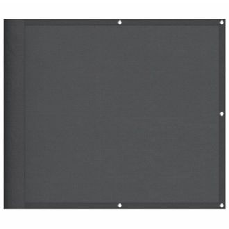 vidaXL Pantalla De Balc&oacute;n 100% Poli&eacute;ster Oxford Antracita 90x1000 Cm Vidaxl