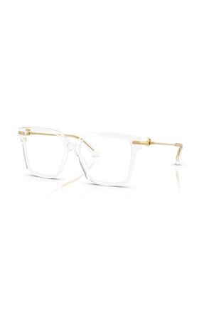 Dolce & Gabbana 54mm Square optical glasses in Transparent at Nordstrom