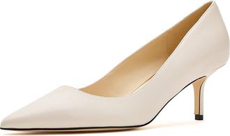 Nine West Arlene High Womens Heels Cream : 7.5 M, Suede