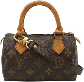 Louis Vuitton Pre-owned Mini Bags, female, Brown, Size: ONE SIZE Pre-owned Monogram 2way Bag