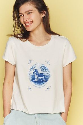 Maeve Caitlin Boxy T-Shirt Top