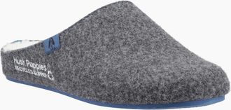 Hush Puppies Mens The Good Slipper Mens Slippers - Grey - Size: 10