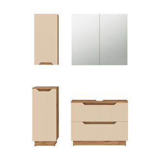 Vicco Conjunto De Muebles De Ba&ntilde;o Lotta, Cachemira, 4 Piezas, Vicco