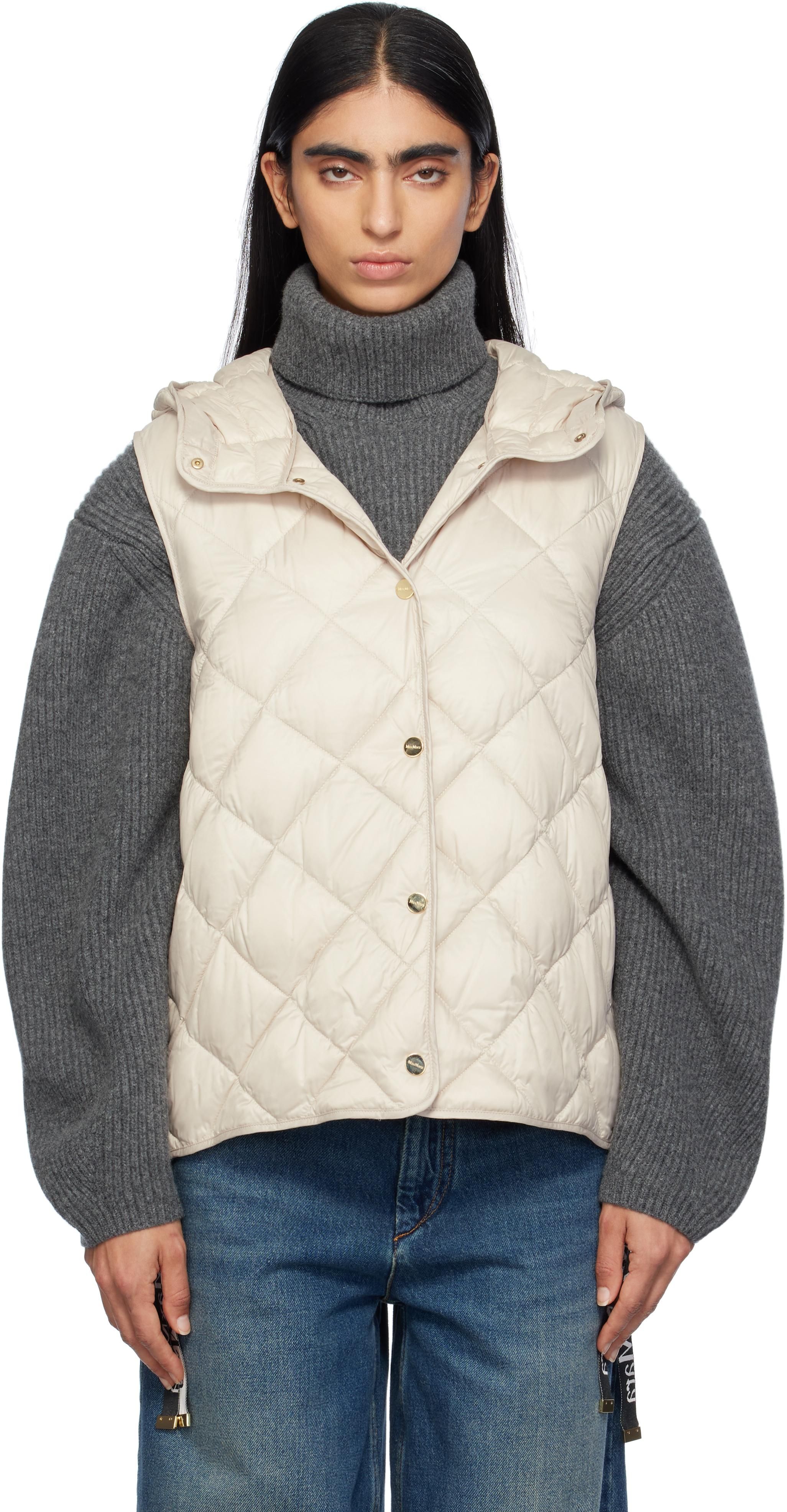 Herno Vests, female, Beige, Size: XS Beige Regular Fit