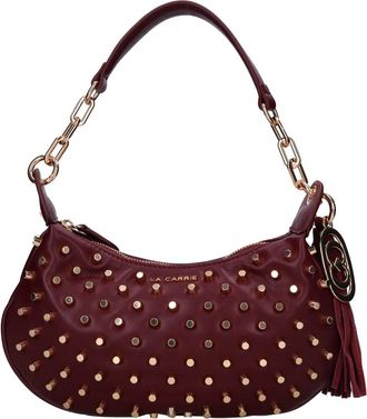 La Carrie Bolso de Piel Sint&eacute;tica con Tachuelas - Bags - Mujer - Rojo - ONE SIZE