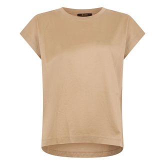 Moorer Daria T-Shirt - female - Moorer - T-Shirts - Beige - 3XL - Tops