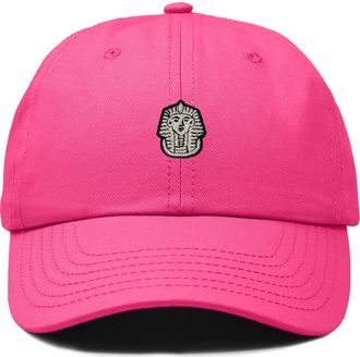 Dalix Pharaoh Dad Cap in Hot Pink at Nordstrom