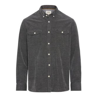 Camel Active Heren, Overhemden, Grijs, Maat: 3XL Corduroy