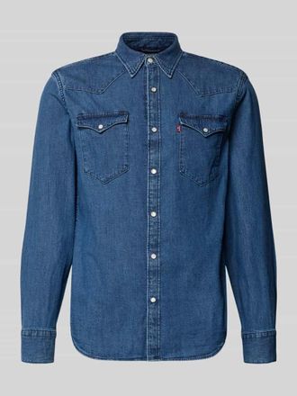Levi's Regular Fit Jeanshemd aus reiner Baumwolle Modell BARSTOW WESTERN STANDARD in Blau, Gr&ouml;&szlig;e XXL