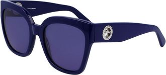Longchamp LO717S N 400 Womens Sunglasses Blue Size 55