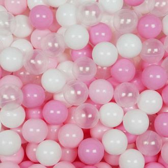 OEM Pelotas De Juguete &Oslash;7cm 200uds Blancas, Transparentes, Rosa Claro, Rosa Empolvado