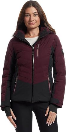 Obermeyer Cosima Down Jacket Womens Coat Cabernet : 12, Mesh/Polyester
