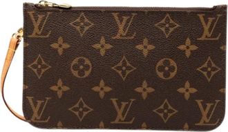 Louis Vuitton Pre-owned Clutches, female, Brown, Size: ONE SIZE Pre-owned Vintage Clutch