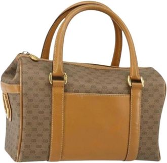 Gucci Pre-owned Vintage Plastic Handtas - Dames - Vintage Handtas - Beige - ONE Size - Vintage