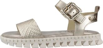 Carmela Sandalia - Dames - Sandalen - Geel - 39 EU - Leer - Schoenen