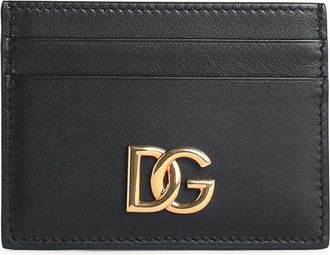 Dolce & Gabbana Card Holder With Black Leather Logo