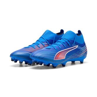 Puma Fussballschuh PUMA ULTRA 6 MATCH+ FG/AG, Gr. 42,5, ultra blau, puma wei&szlig;, puma schwarz, Synthetik, Schuhe Fussballschuh, f&uuml;r Rasenpl&auml;tze