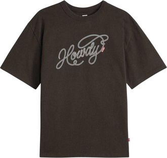 Levi's Dames/Dames boyfriend T-shirt met grafische print (Zwart)