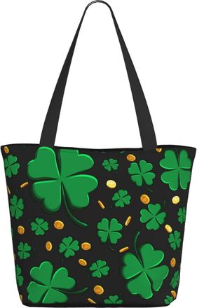 AOOEDM St PatrickS Day Clovering-1 Ladies Shopping Bag 13x11x7in.The Perfect ValentineS Day Gift.It Is The Best ValentineS Day Gift For Mom, Daughter, Wife,E
