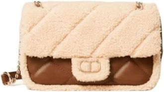 Twinset Mujer, Bolsos, Beige, Talla: ONE Size