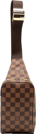 Louis Vuitton 2004 Damier Ebene Geronimos crossbody bag - Bruin