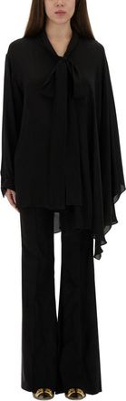 Balenciaga Bluse mit Schal